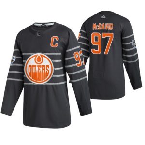 Edmonton Oilers Trikot #97 Connor McDavid Grau 2020 NHL All Star